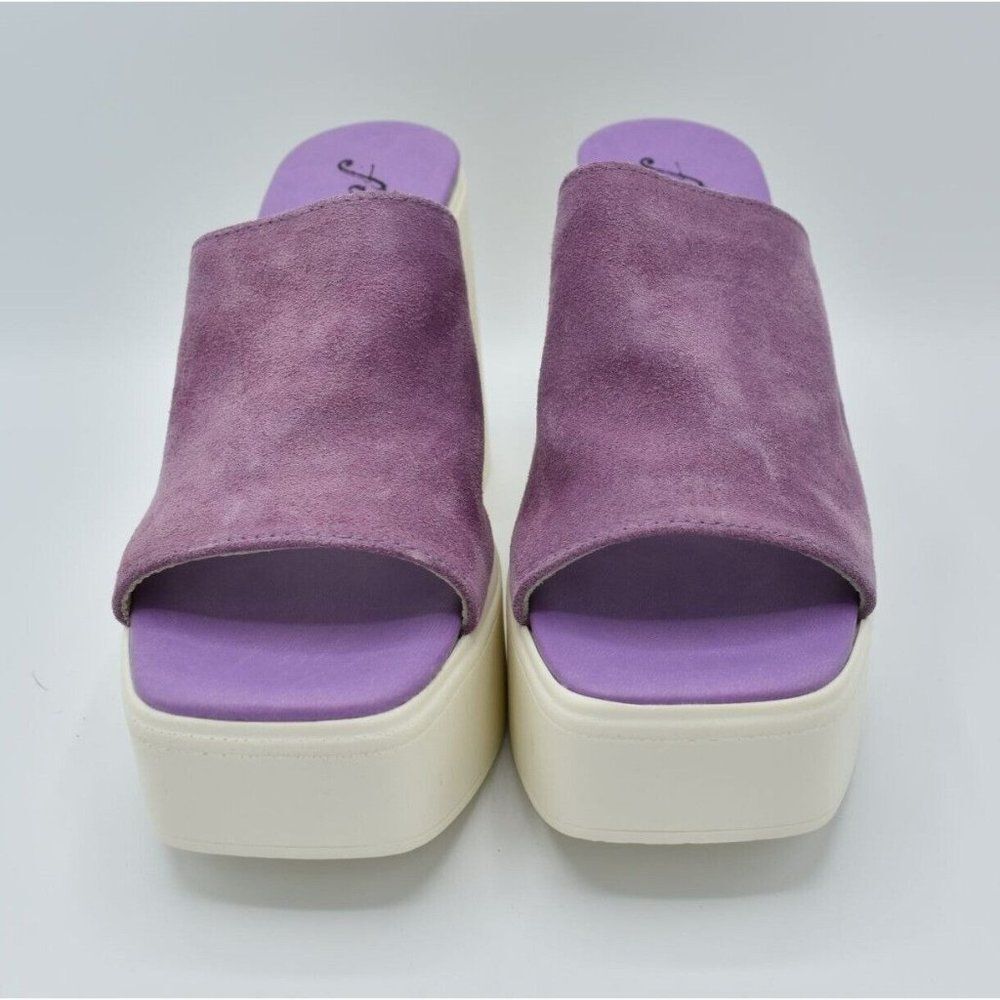 Free People Womens Size EU 39 US 9 Zoe Orchid Purple Platform Sandals Shoes - Picture 2 of 8